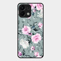 Retro Floral Glossy Glass Case Cover V2 For Oppo K13 5G