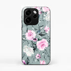 Retro Floral Glossy Glass Case Cover V2 For Oppo Reno 15C 5G