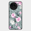 Retro Floral Glossy Glass Case Cover V2 For Realme C67 5G