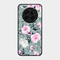 Retro Floral Glossy Glass Case Cover V2 For Realme Narzo 70 Pro 5G