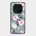 Retro Floral Glossy Glass Case Cover V2 For Redmi Note 15 Pro Plus 5G