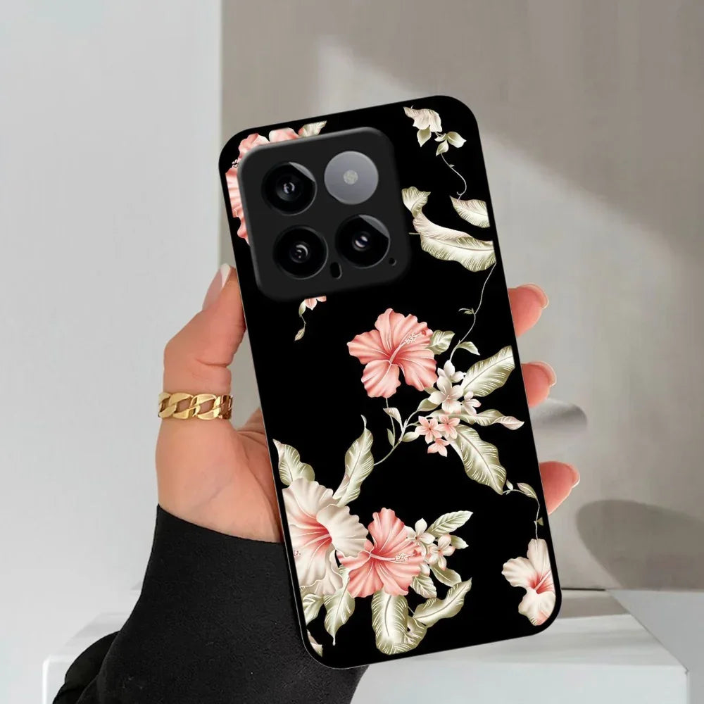 Retro Floral Glossy Metal Case Cover For Redmi - ShopOnCliQ