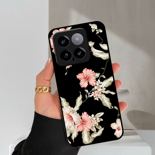 Retro Floral Glossy Metal Case Cover For Redmi