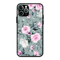 Retro Floral Glossy Metal Case Cover V2 For iPhone 11 Pro Max