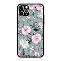 Retro Floral Glossy Metal Case Cover V2 For iPhone 11 Pro