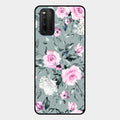 Retro Floral Glossy Metal Case Cover V2 For Iqoo 3 5G