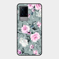 Retro Floral Glossy Metal Case Cover V2 For Iqoo 9 5G