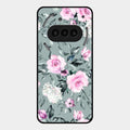 Retro Floral Glossy Metal Case Cover V2 For Nothing Phone 3A 5G