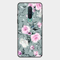 Retro Floral Glossy Metal Case Cover V2 For Oneplus 8