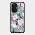 Retro Floral Glossy Metal Case Cover V2 For Oneplus Nord Ce 3 Lite 5G