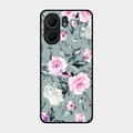 Retro Floral Glossy Metal Case Cover V2 For Oppo A5X 5G