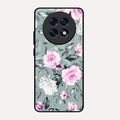 Retro Floral Glossy Metal Case Cover V2 For Oppo F31 Pro Plus 5G