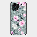 Retro Floral Glossy Metal Case Cover V2 For Oppo K13 Turbo 5G
