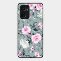 Retro Floral Glossy Metal Case Cover V2 For Oppo Reno 7 5G