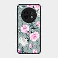 Retro Floral Glossy Metal Case Cover V2 For Realme 13 Plus 5G