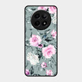 Retro Floral Glossy Metal Case Cover V2 For Realme C65 5G