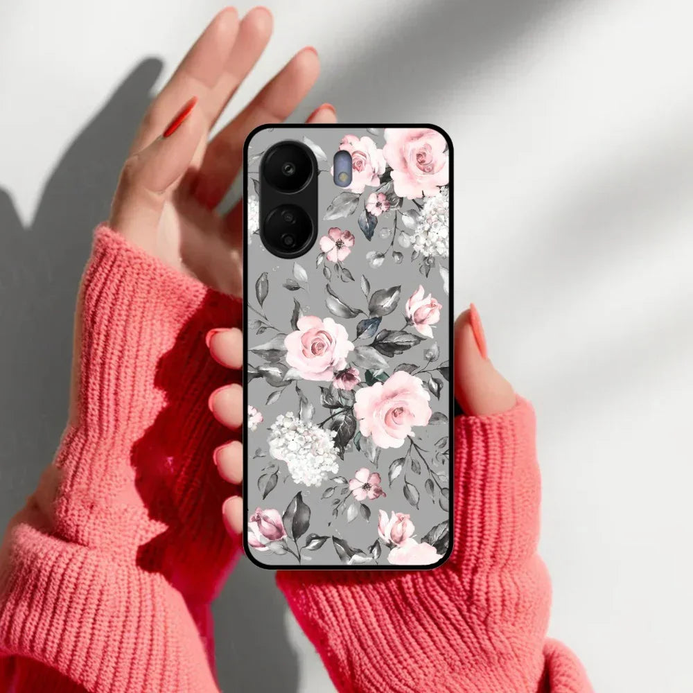 Retro Floral Glossy Metal Case Cover V2 For Redmi - ShopOnCliQ