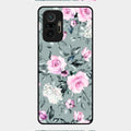 Retro Floral Glossy Metal Case Cover V2 For Redmi Note 10 Pro Max