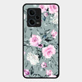 Retro Floral Glossy Metal Case Cover V2 For Redmi Note 12 Pro Plus 5G