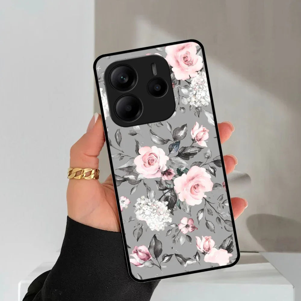Retro Floral Glossy Metal Case Cover V2 For Redmi - ShopOnCliQ