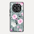 Retro Floral Glossy Metal Case Cover V2 For Redmi Note 15 5G