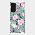 Retro Floral Glossy Metal Case Cover V2 For Samsung Galaxy A15 5G