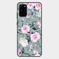Retro Floral Glossy Metal Case Cover V2 For Samsung Galaxy S20 Plus