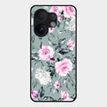 Retro Floral Glossy Metal Case Cover V2 For Vivo V60 5G