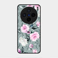 Retro Floral Glossy Metal Case Cover V2 For Vivo X200 5G