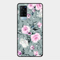 Retro Floral Glossy Metal Case Cover V2 For Vivo X60 5G