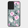 Retro Floral Glossy Metal Case Cover V2 For Vivo Y02T