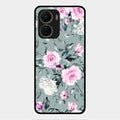 Retro Floral Glossy Metal Case Cover V2 For Vivo Y16