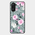 Retro Floral Glossy Metal Case Cover V2 For Vivo Y18