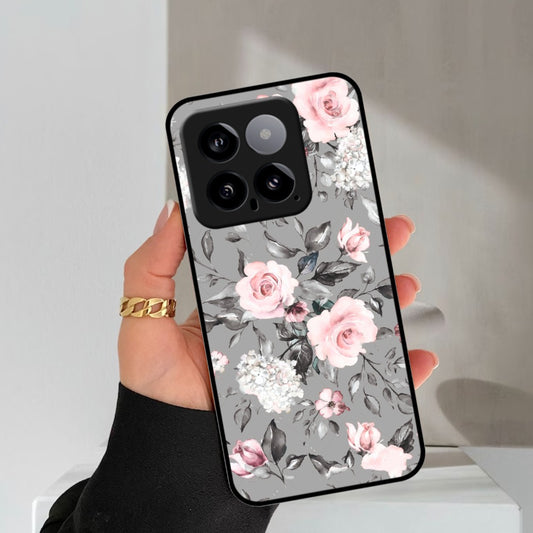 Retro Floral Glossy Metal Case Cover V2 For Redmi