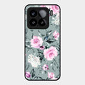 Retro Floral Glossy Metal Case Cover V2 For Xiaomi 15 5G