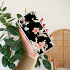 Retro Floral Transparent Silicon Case For iQOO Z10x 5G
