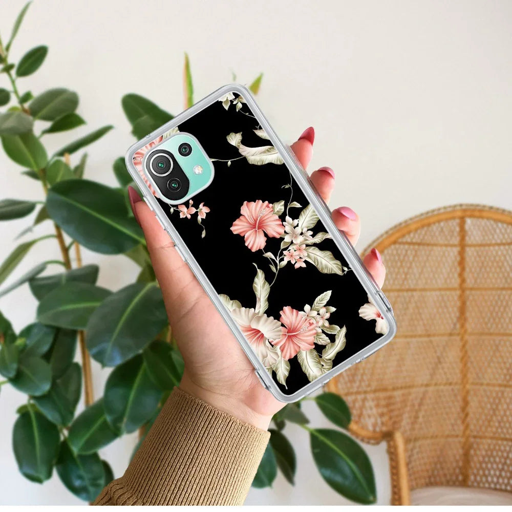 Retro Floral Transparent Silicon Case For Redmi/Xiaomi - ShopOnCliQ