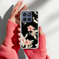 Retro Floral Anti Yellow Case For Motorola Edge 60 Pro 5G