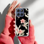 Retro Floral Anti Yellow Case For Motorola Edge 60 Pro 5G
