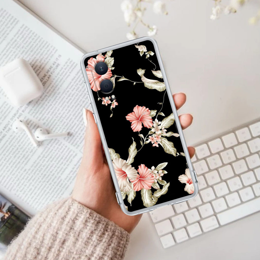 Retro Floral Anti Yellow Case For OnePlus Nord CE 4 Lite 5G