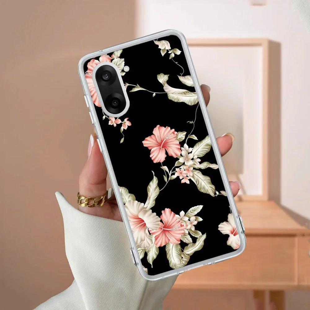 Retro Floral Transparent Silicon Case For OnePlus - ShopOnCliQ