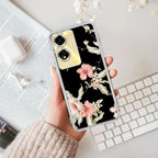 Retro Floral Anti Yellow Case For Oppo A59 5G