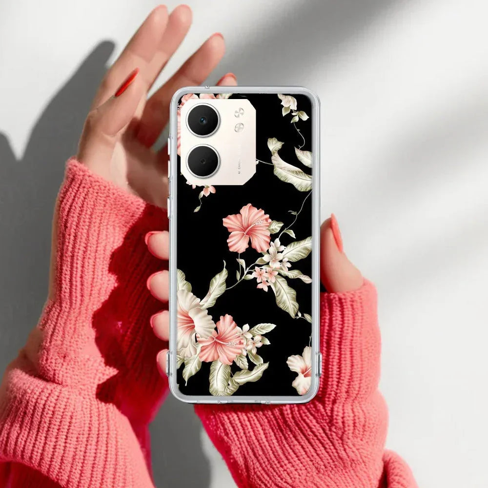 Retro Floral Anti Yellow Case For Oppo A5X 5G
