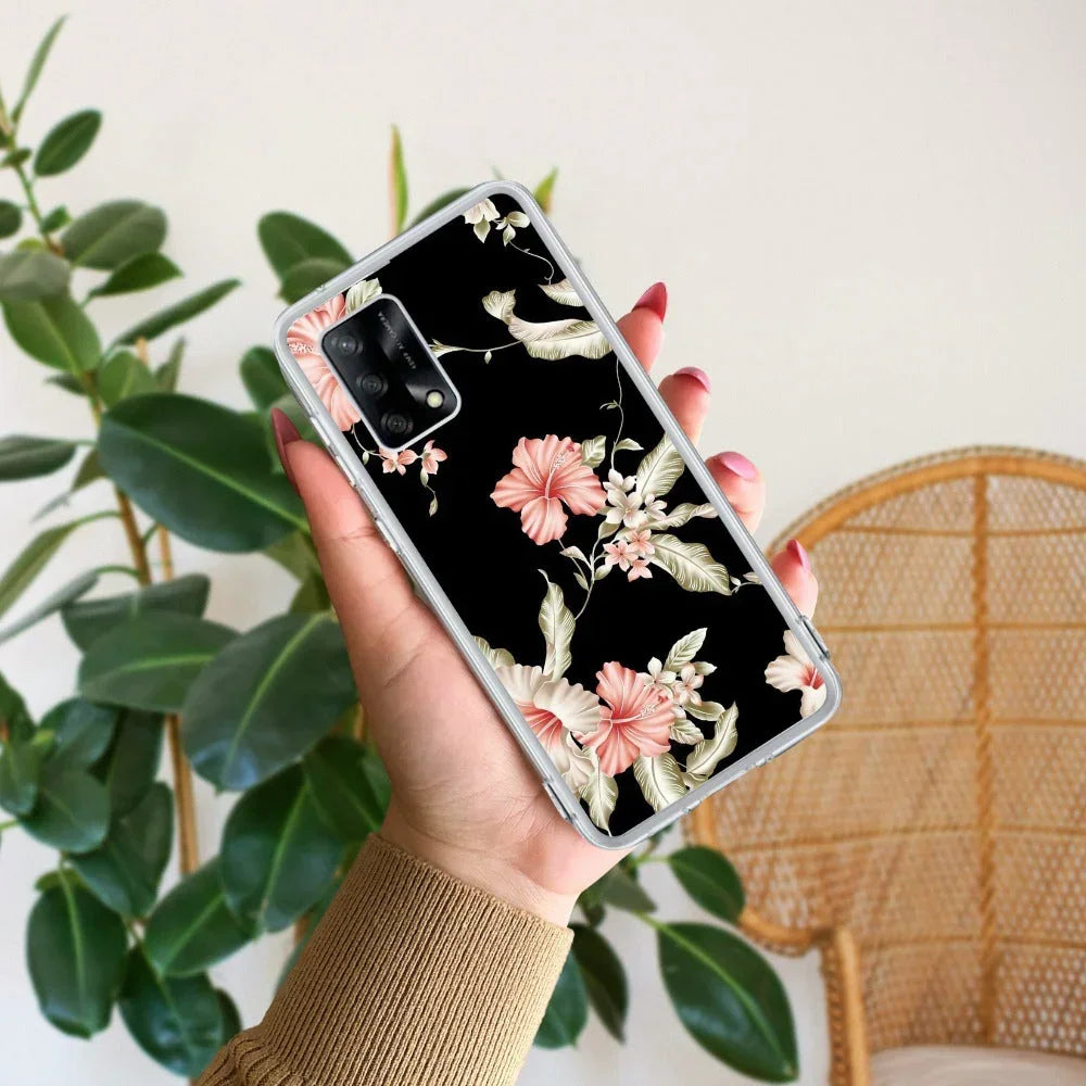 Retro Floral Anti Yellow Case For Oppo F19 / Oppo F19s
