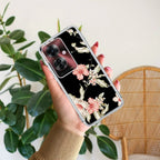 Retro Floral Anti Yellow Case For Oppo F25 Pro 5G