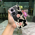Retro Floral Anti Yellow Case For Oppo Reno 10 5G