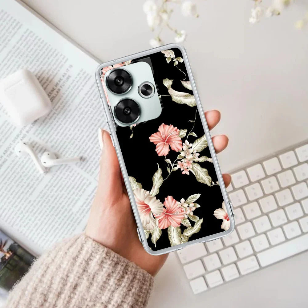 Retro Floral Transparent Silicon Case For Poco - ShopOnCliQ
