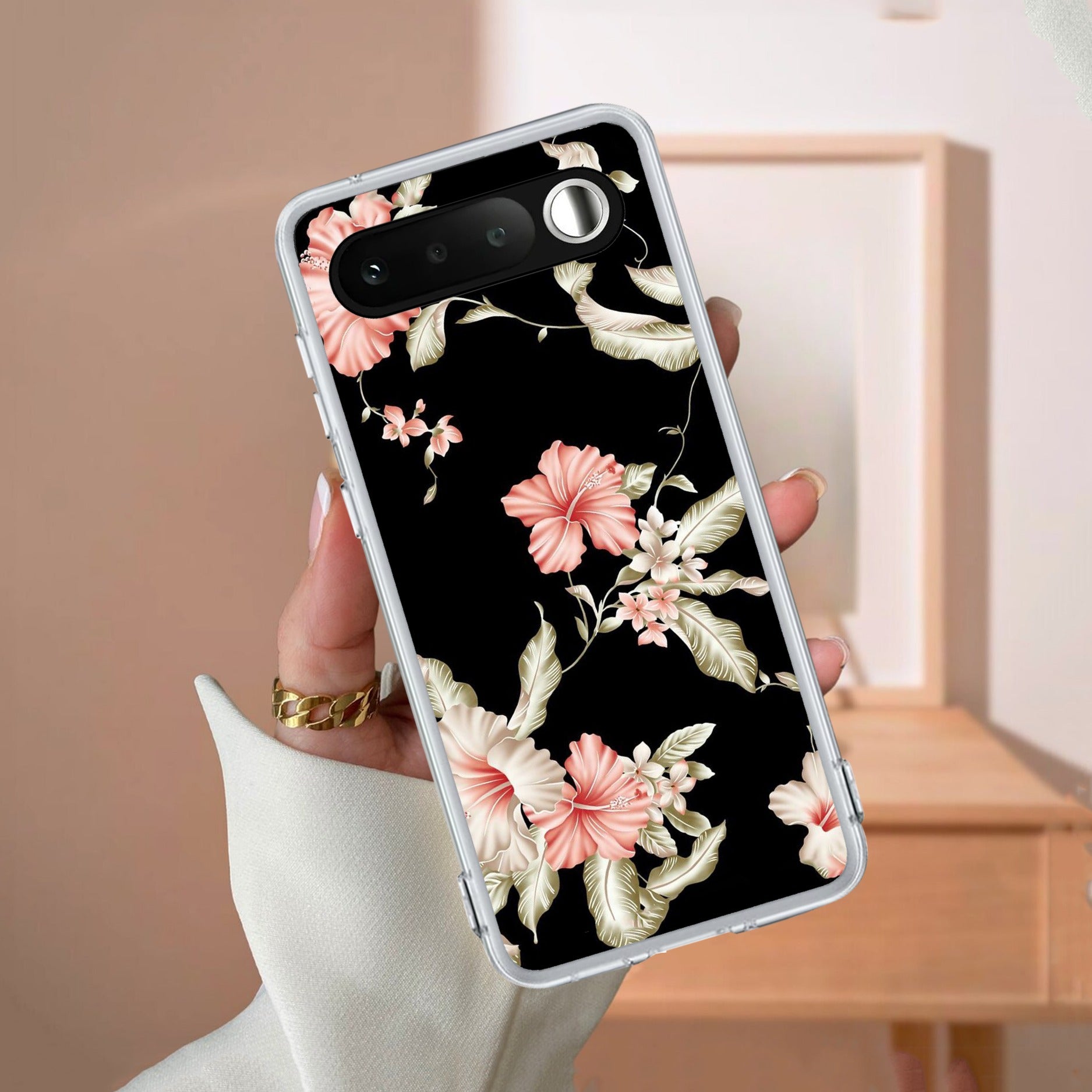 Retro Floral Anti Yellow Case For Realme 16 5G