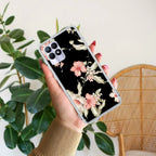 Retro Floral Transparent Silicon Case For Realme 8 5G / Realme 8s 5G / Realme 9 5G / Realme Narzo 30 5G
