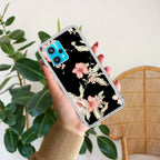 Retro Floral Transparent Silicon Case For Realme 9 Pro 5G